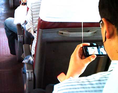 Mobiele TV in de bus…