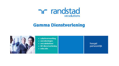 Homepage van gamma.nl