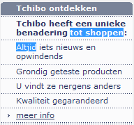 Taalfouten op Tchibo.nl
