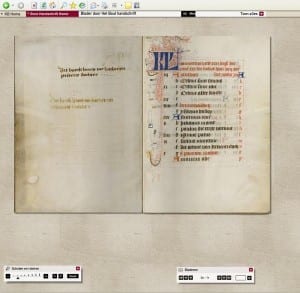 Flash applicatie van het Bout Handschrift (Koninklijke Bibliotheek)