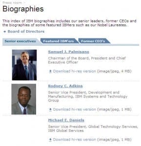 IBM - CEO biographies