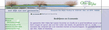 Screendump van www.olst-wijhe.nl