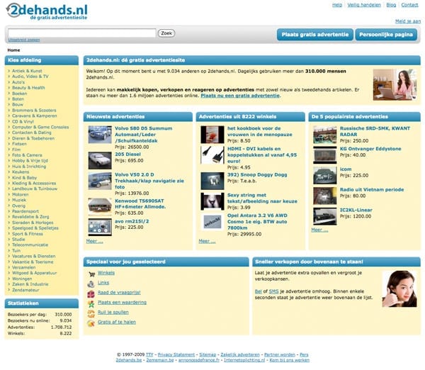 geschenk Observatie Veilig 2dehands.nl: Gratis advertentiesite - Frankwatching Reports