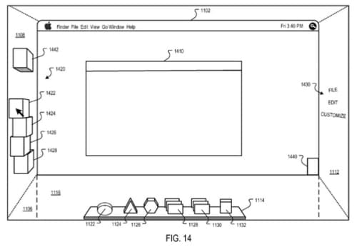 afbeelding uit Apple's patent aanvraag