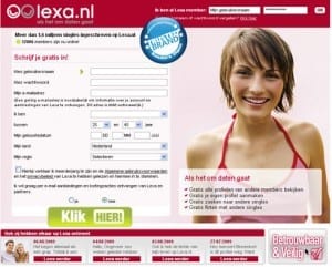 Verleiding van bezoekers op Lexa.nl door beperkte content gratis toegankelijk aan te bieden