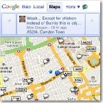 Google Buzz in Google Maps