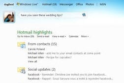 Hotmail Highlights