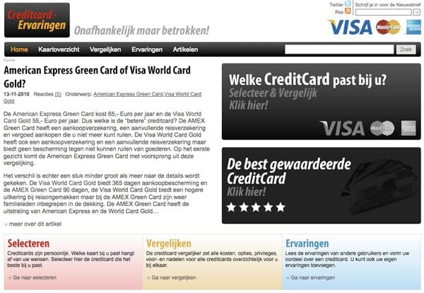 Creditcard-Ervaringen_screenshot_home