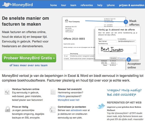 Moneybird_screenshot_homepage