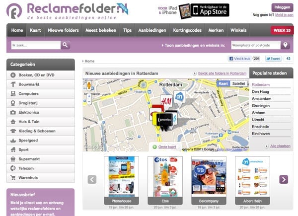 Reclamefolder.nl_Screen_Home