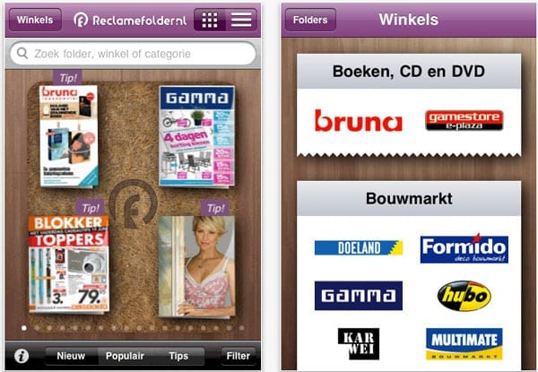 Reclamefolder.nl_Screen_app