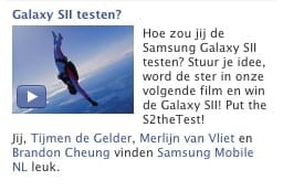 Facebook Ads Samsung Mobile NL