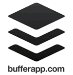 Het logo van Bufferapp