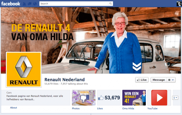 Renault Nederland Oma Hilda