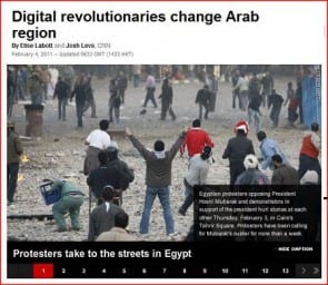 Digitale Egyptische revolutie