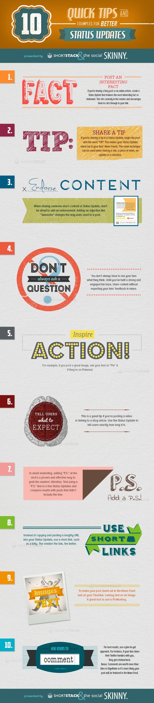 10 tips voor betere social mediaberichten [infographic]