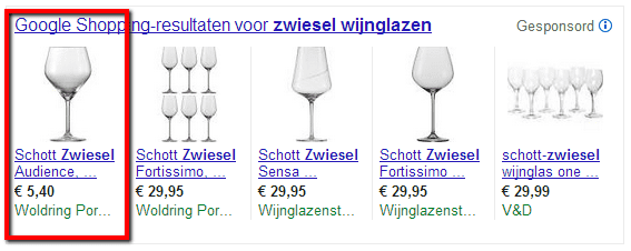 Google Shopping Product Listing Ad