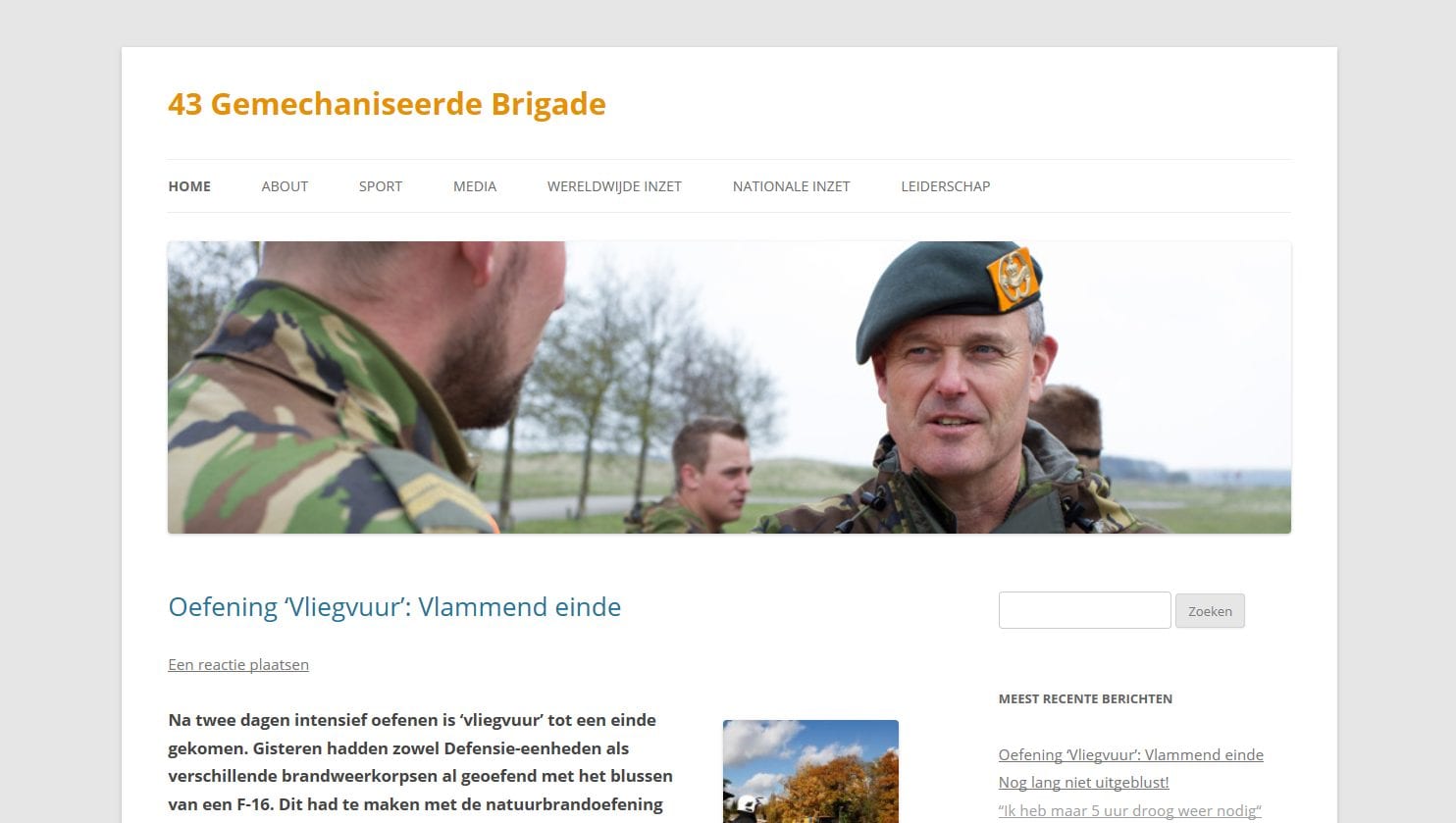 Weblog van de brigade