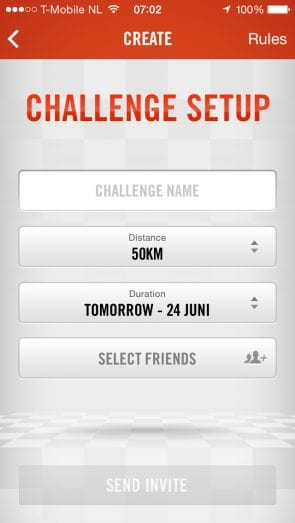 Nike Runner - challenge a friend