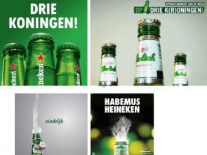 Heineken of Grolsch? Inhaken kunnen ze allemaal op dezelfde manier