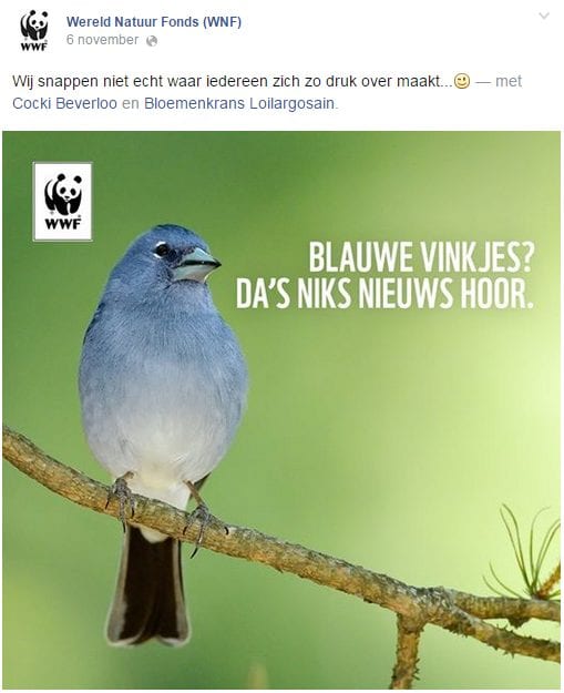 WWF-Blauwevinkjes