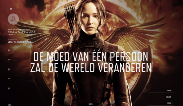 webdesign Hunger Games