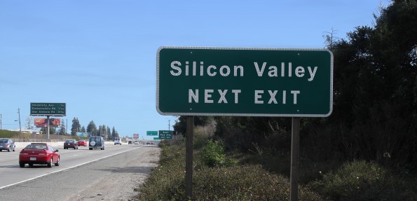 silicon valley traffic sign