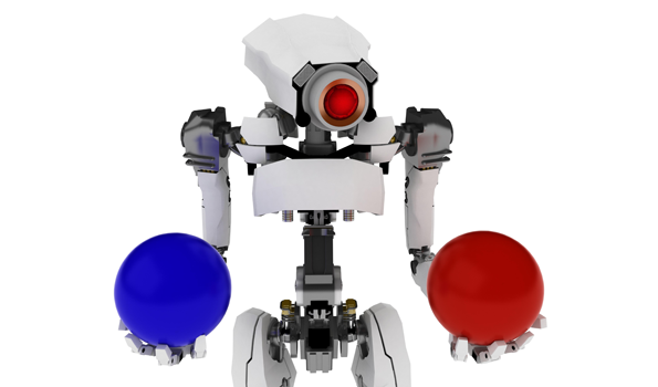 robot-keuze-rood-blauw-fotolia