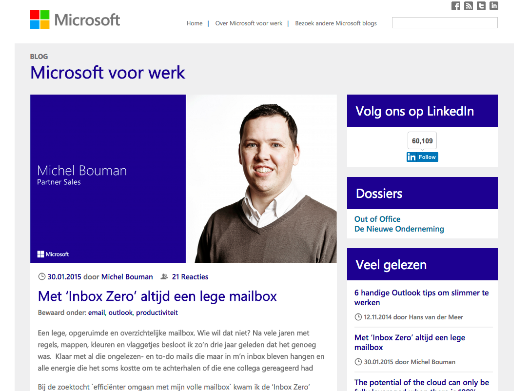 Microsoft thought leader