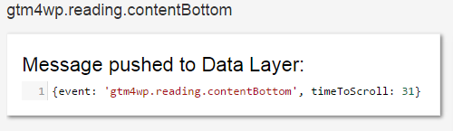 data layer scrolldiepte