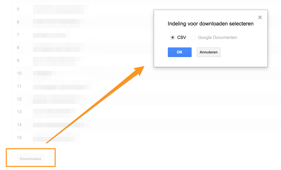 seo search console export