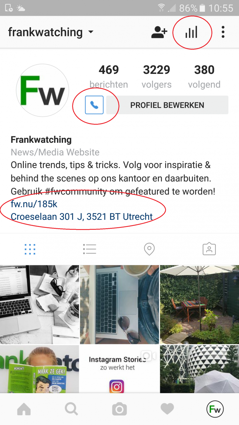 Frankwatching_Instagram_bedrijf