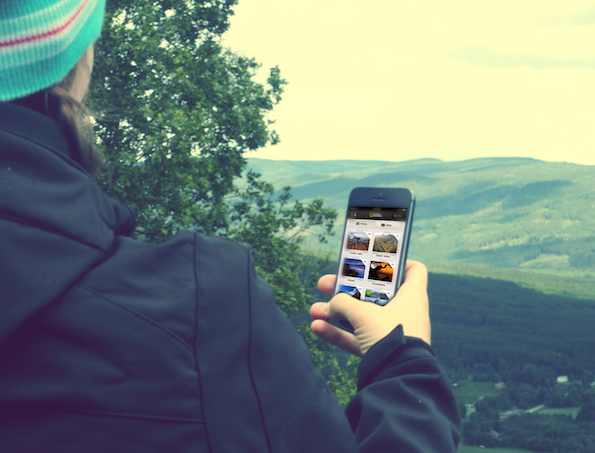 National Parks app op de smartphone voor gebiedsmarketing
