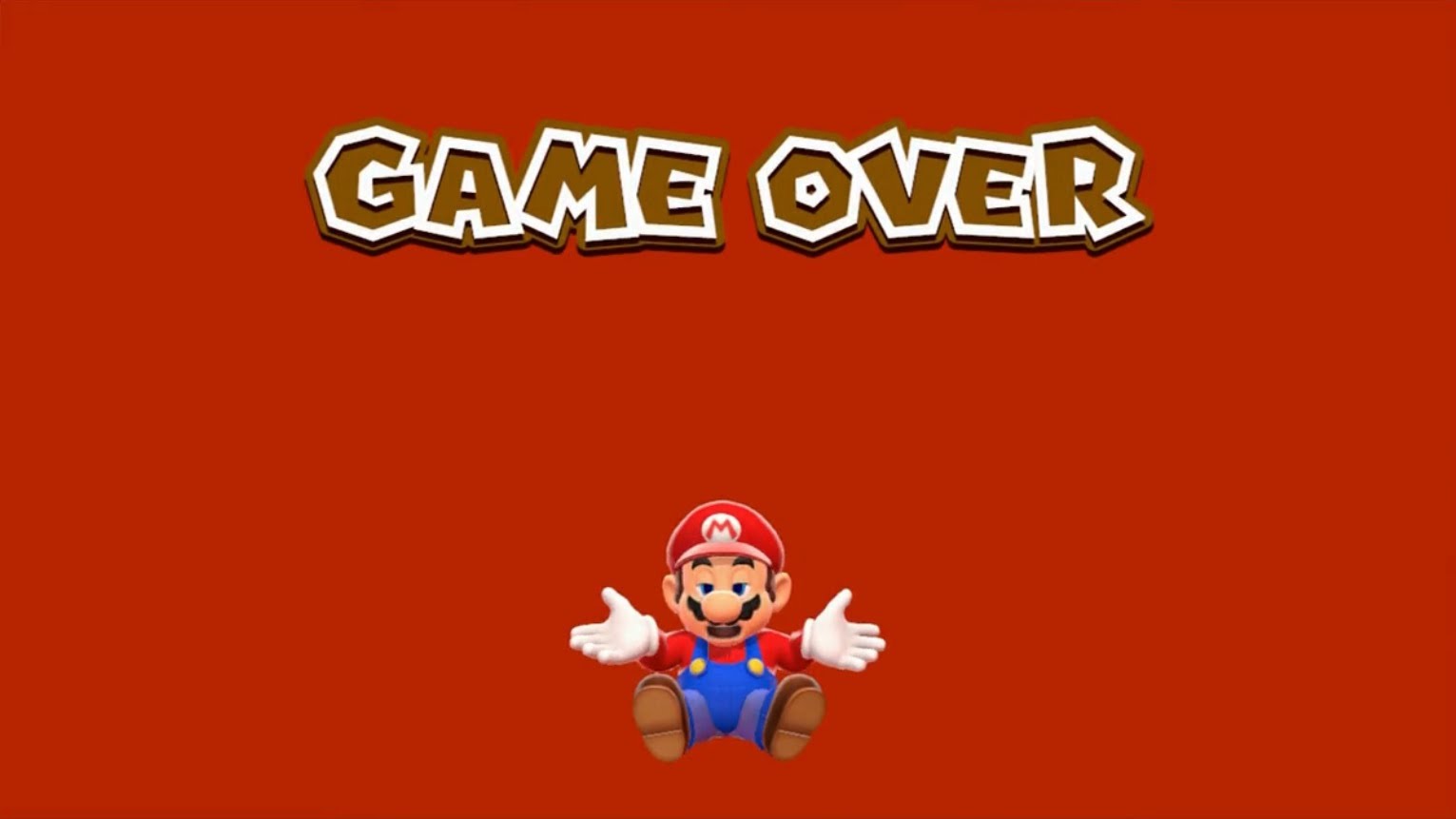 Mario game over