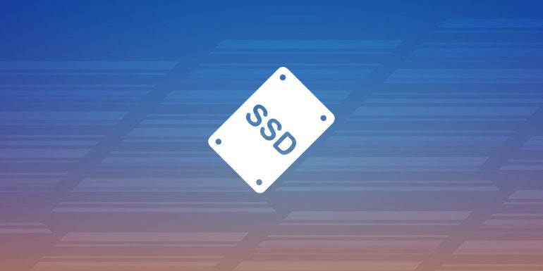 Afbeelding van een SSD