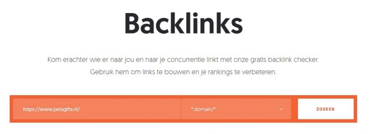 Backlink tool