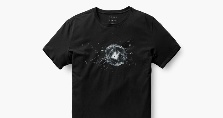 Tesla t-shirt.