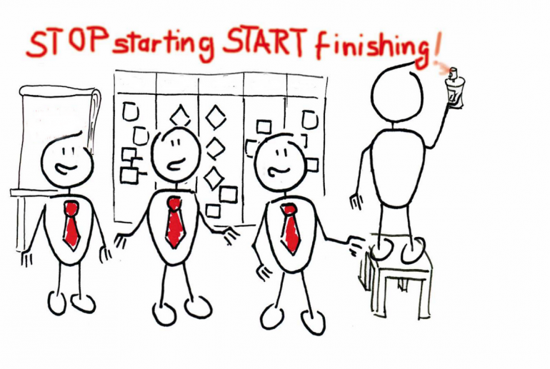 Stop starting Start finishing