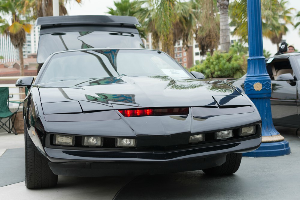 De oer-zelfrijdende datagedreven auto: KITT uit Knight Rider.