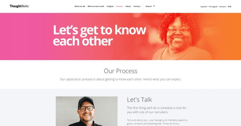 ThoughtWorks Careers Page