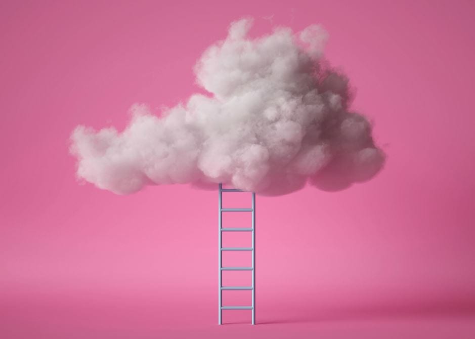 Een roze wolk vol creativiteit