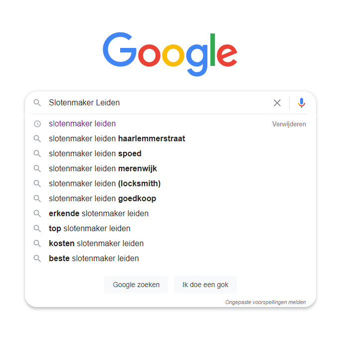 Suggesties Google
