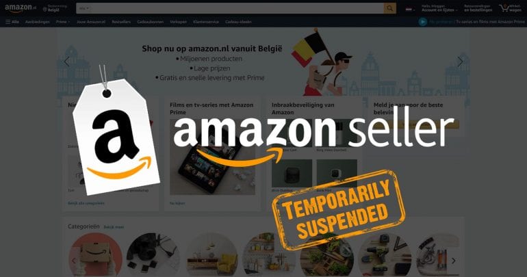 amazon seller-account geblokkeerd
