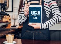 Bitcoin geaccepteerd bij barista van coffeeshop.