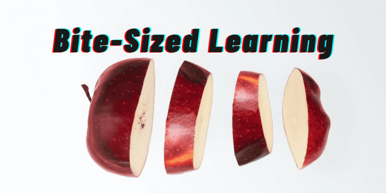 Bite-sized learning, afbeelding van Unsplash
