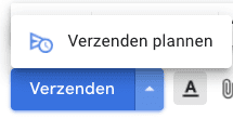 Screenshot Verzenden plannen in Gmail