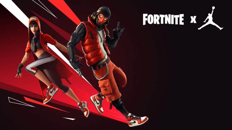 Samenwerking Ninja en Nike in Fortnite.
