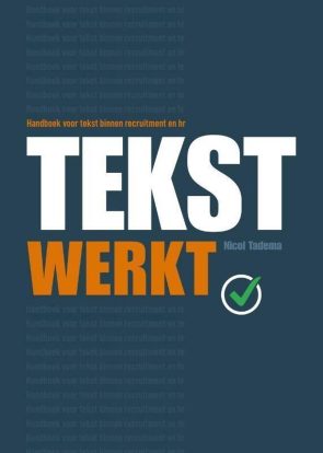 Cover Tekst Werkt - Nicol Tadema- de Voor - Bol.com