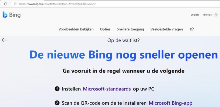 Bing instellen als standaardbrowser voor wachtlijst ChatGPT-implementatie