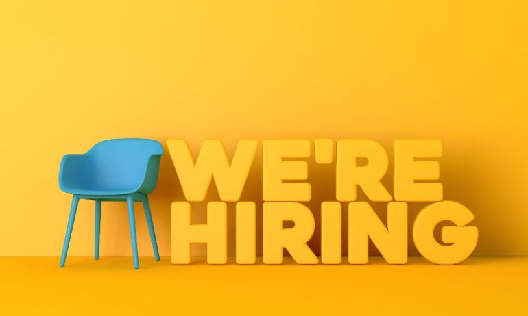 Recruitment - we're hiring